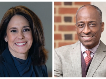 Headshots of Lorie Logan and Philip Jefferson 