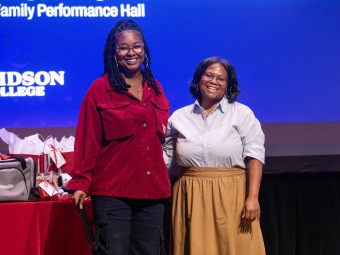 Inclusive Excellence Award winner Alexis Fintchre at the 2026 employe appreciation event