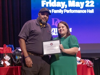 2026 Employee Appreciation event honored Frank Gibbs with the spirit of Davidson award