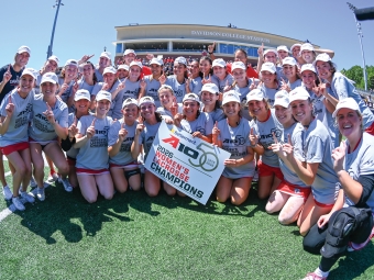 DAVIDSON WOMEN’S LACROSSE TEAM win the Atlantic 10 Conference