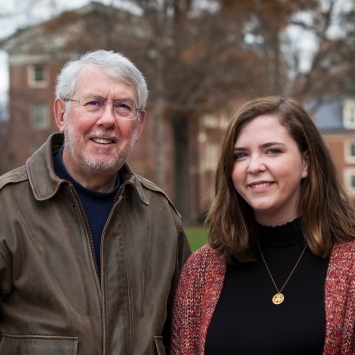 Cecil Clifton and Shelby Holmes smile