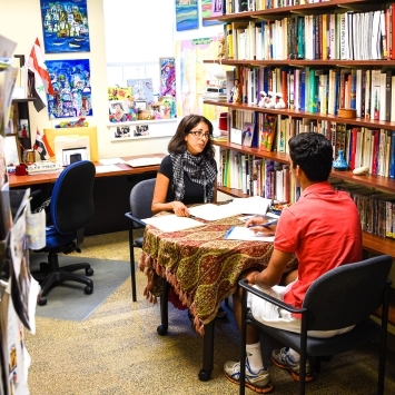 Prof. Joubin with Student