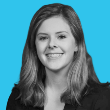 Smiling white woman with shoulder-length hair