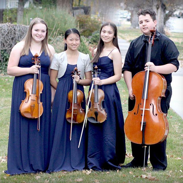 the finalists of WDAV's 2018 Young Chamber Musicians Competition