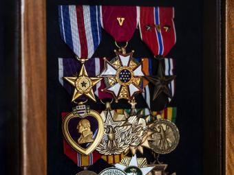 Porter Halyburton's Medals in Case